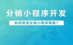 如何挑选分销小程序模板？
